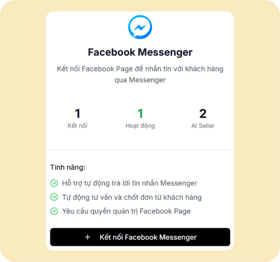 Bán hàng với AI cho Facebook & Instagram