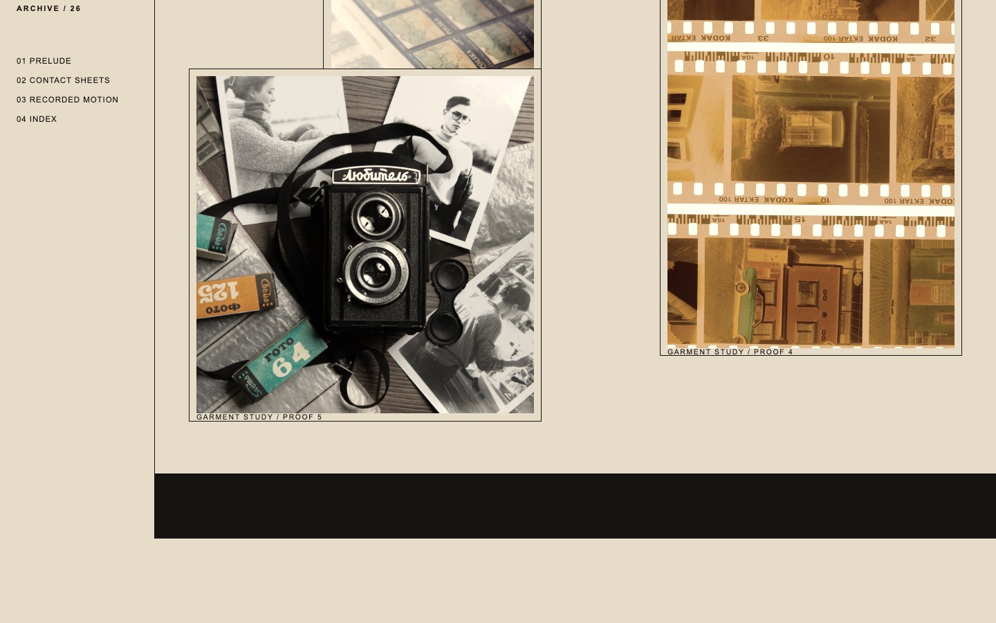Ảnh chụp thực tế giao diện Fashion Archive Frames